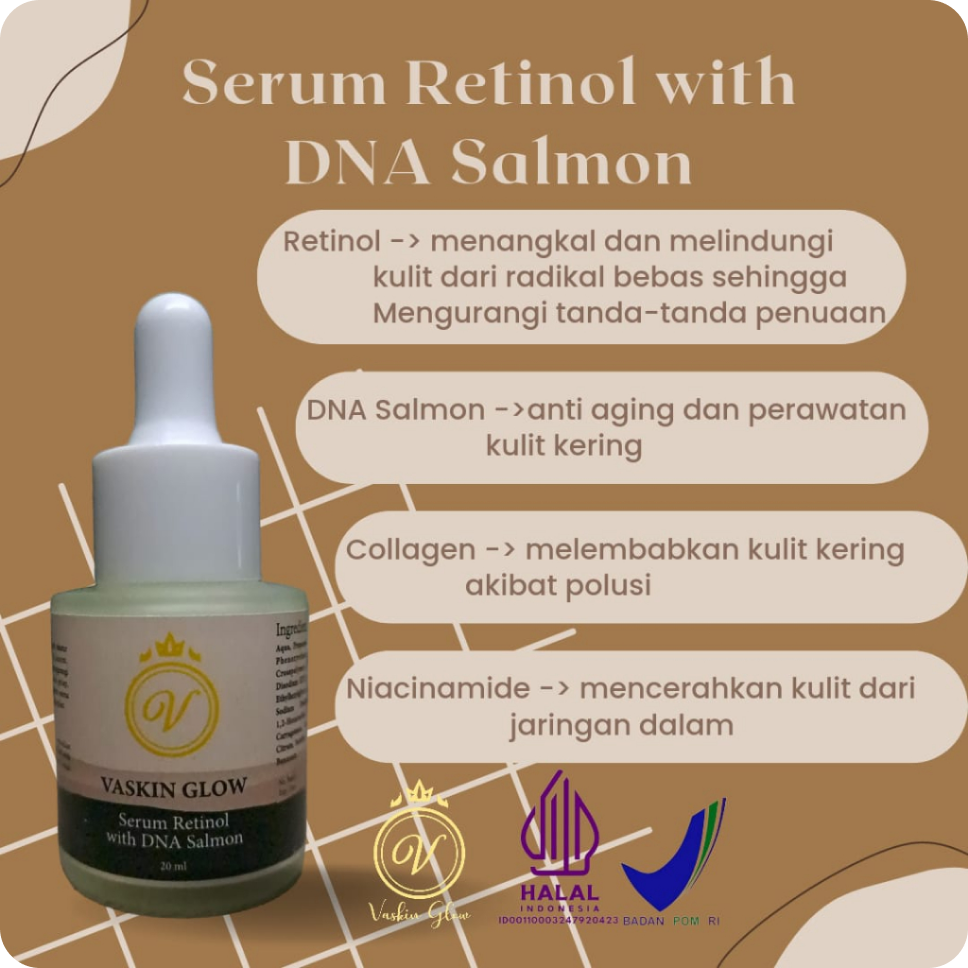 Serum Retinol with DNA Salmon